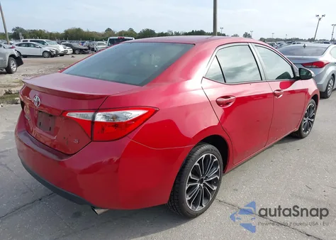 2014 Toyota Corolla S Plus from USA, damaged, VIN 2T1BURHE9EC228304